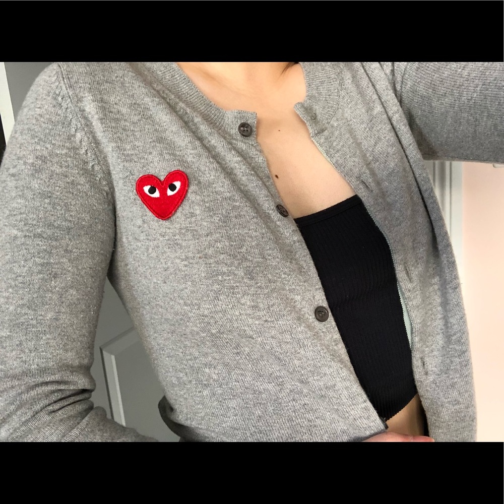 comme does garçons cardigan